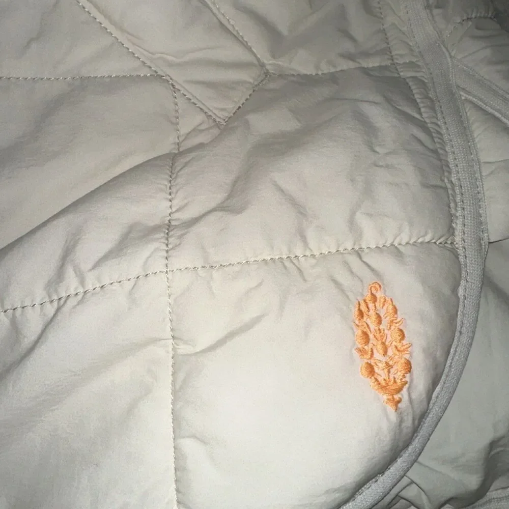 Free People Movement x Hatch Printed Puffer Jacket Packable Coat Small NWT $248